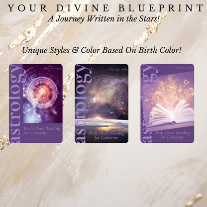YOUR PERSONAL IN-DEPTH BIRTH CHART READING