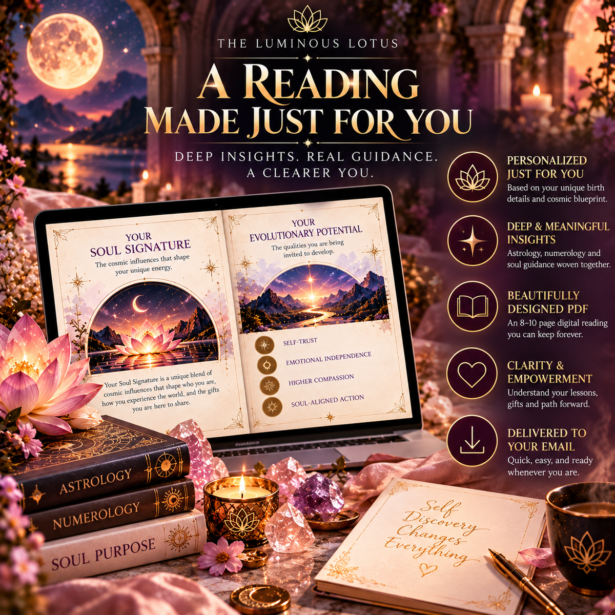 Mini Soul Blueprint | Discover Your Soul's Patterns, Purpose & Potential
