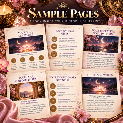 Mini Soul Blueprint | Discover Your Soul's Patterns, Purpose & Potential