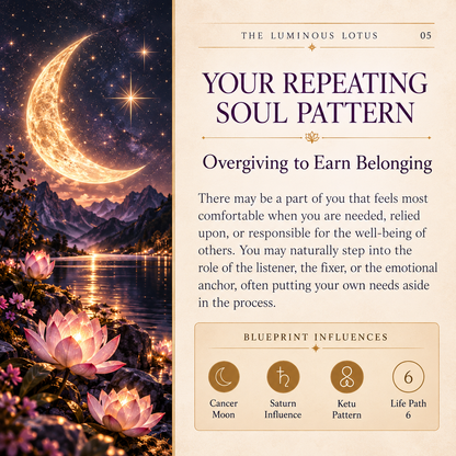 Mini Soul Blueprint | Discover Your Soul's Patterns, Purpose & Potential