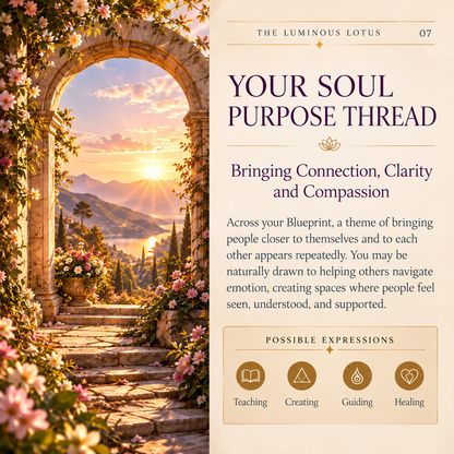 Mini Soul Blueprint | Discover Your Soul's Patterns, Purpose & Potential